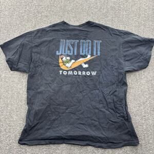 Vintage Big Dogs T-Shirt Nike Check XL Short Sleeves Y2K